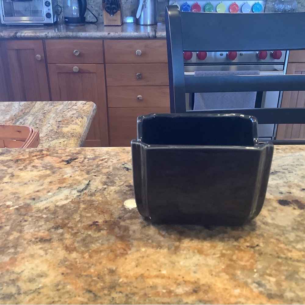 Fiestaware sugar packet holder Black